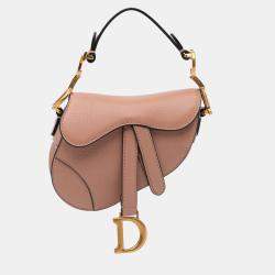 Dior Nude Goatskin Micro Saddle Bag