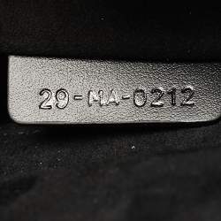 Dior Black Mat Diamond Cannage Leather Small Lady Dior My ABCDior Tote