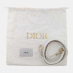 Dior Vibe Classic Bowling Bag Black/White Leather Size Small