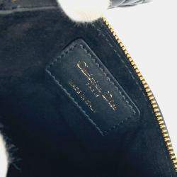 مملوكة مسبقًا حقيبة يد توتس ديور توجور جلد عجل أسود متوسطة