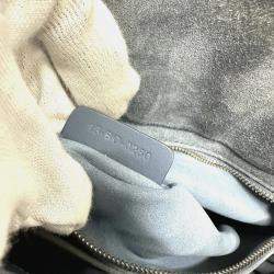 مملوكة مسبقًا Dior Blue Lambskin Lady Dior Shoulder Bag