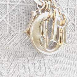 Dior Canvas Lady D-Lite Medium Handbag
