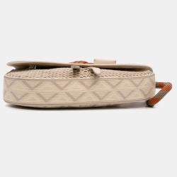 Dior Coated Canvas CD Diamond Nautic Saddle Crossbody Bag