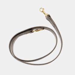 Dior Dark Brown Leather Fermoir Top Handle Bag