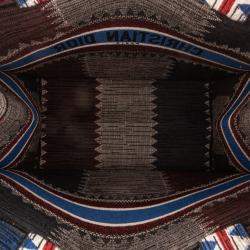 Pre Owned حقيبة يد توتس ديور بوك علم فرنسا كبير أزرق/أحمر