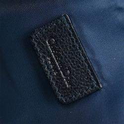 Dior Navy Denim Trotter Saddle Shoulder Bag