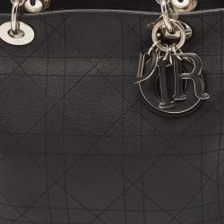 Dior Black Cannage Leather Medium Ultradior Tote