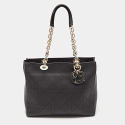 Dior Black Cannage Leather Medium Ultradior Tote
