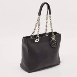 Dior Black Cannage Leather Medium Ultradior Tote