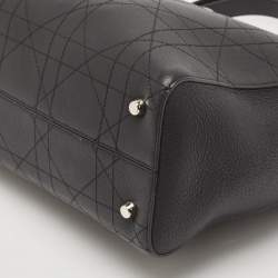 Dior Black Cannage Leather Medium Ultradior Tote