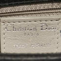 مملوكة مسبقًا Dior Black Cannage Satin Mini Crystals Embellished Lady Dior Tote