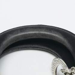 مملوكة مسبقًا Dior Black Cannage Satin Mini Crystals Embellished Lady Dior Tote