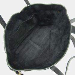 Dior Black Leather Tote Bag