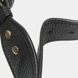 Dior Black Leather Tote Bag