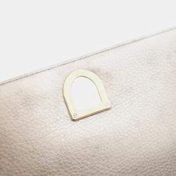 Dior Gold Medium Metallic Calfskin Diorama Flap