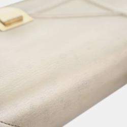 Dior Gold Medium Metallic Calfskin Diorama Flap