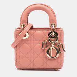 Micro Lambskin Cannage Lady Dior