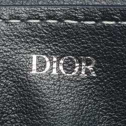 Dior Blue Leather Saddle Pouch Clutch