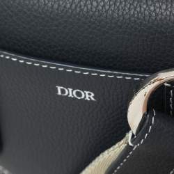 Dior Blue Leather Saddle Pouch Clutch