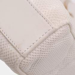 Dior White Medium Technical Fabric Macrocannage Lady D Joy