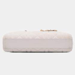 Dior White Medium Technical Fabric Macrocannage Lady D Joy