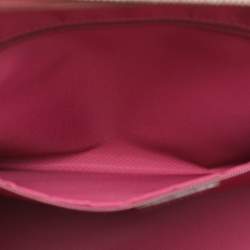 Pre Owned Dior Burgundy Oblique Canvas and Leather Vintage Satchel