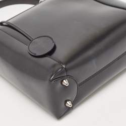 Pre Owned Dior Black Leather Malice Tote