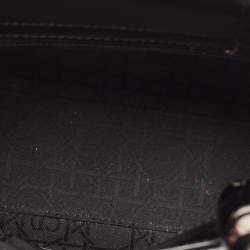 Pre Owned Dior Black Leather Malice Tote