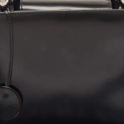 Pre Owned Dior Black Leather Malice Tote