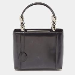 Dior Black Leather Malice Tote