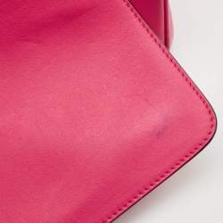 Dior Pink Leather Large Diorissimo Shopper Tote