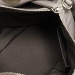 Dior Grey Cannage Leather Granville Polochon Satchel