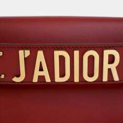 Dior Red Smooth Calfskin J Adior Flap Bag