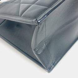 Dior Black Leather Essential Small Tote Bag