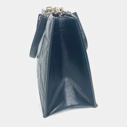 Dior Black Leather Essential Small Tote Bag
