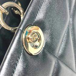 Dior Black Leather Essential Small Tote Bag