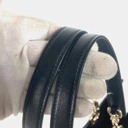 Dior Black Leather Essential Small Tote Bag