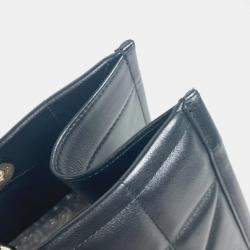 Dior Black Leather Essential Small Tote Bag