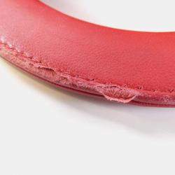 Pre Owned Christian Dior Red Leather Lady Medium Handbag