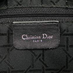 Dior Brown Medium Canvas Cannage Leopard Print Lady Dior