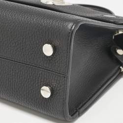 Pre Owned Dior Black Leather Mini Diorever Top Handle Bag