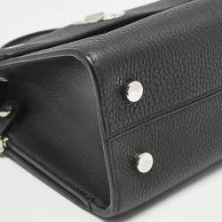 Pre Owned Dior Black Leather Mini Diorever Top Handle Bag