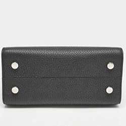 Pre Owned Dior Black Leather Mini Diorever Top Handle Bag