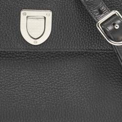 Pre Owned Dior Black Leather Mini Diorever Top Handle Bag