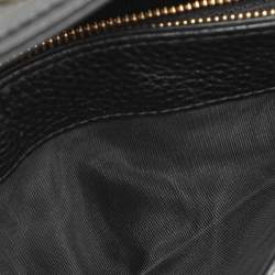 Dior Black Leather Diorama Wallet on Chain