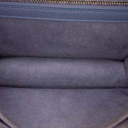 Dior Blue Small Grained Calfskin Diorama Flap
