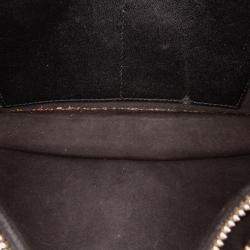 Dior Black Grained Calfskin Diorama Wallet on Chain
