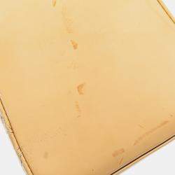 Dior Beige/Brown Large Patent Cannage Lady Dior