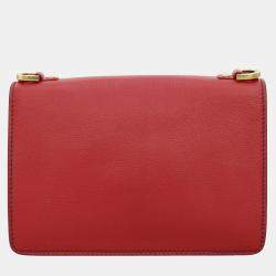 Dior Red Leather J'Adior Flap Bag