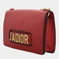 Dior Red Leather J'Adior Flap Bag